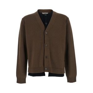 Jw Anderson Men Contrast Layered Cardigan